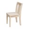 International Concepts Rectangle Set of 2 San Remo Juvenile Chairs, 13.2 in W, 16 in L, 26 in H, Wood, Unfinished CC-105P - alternate 6